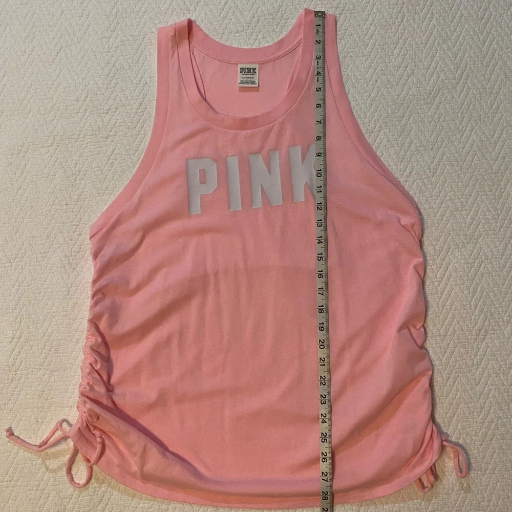 PINK Ruched Tank - Picture 3 of 5